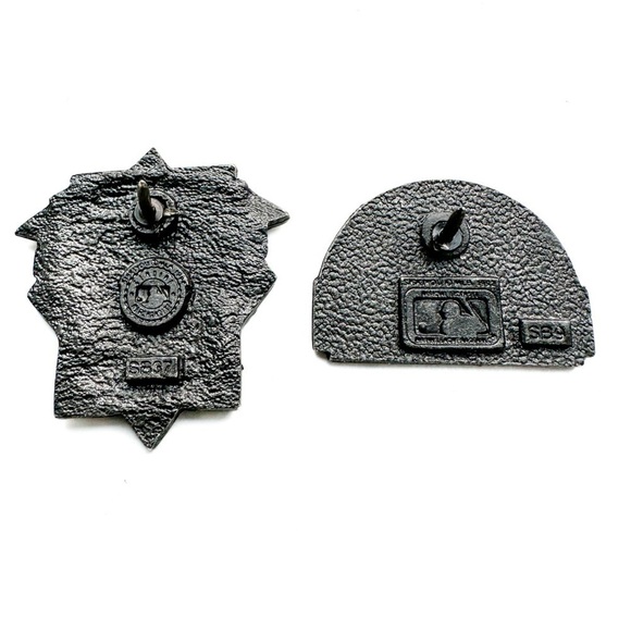 MLB Colorado Rockies Vintage Pewter Pin Set - Picture 2 of 3